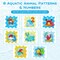 8-Piece Interlocking Baby Play Mat for Learning Animals and Numbers
